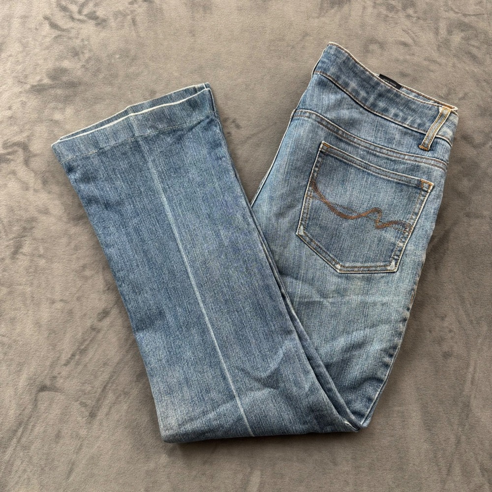 Faded Glory Womens Bootcut Jeans Size 12P Medium Wash Stretch Denim Casual